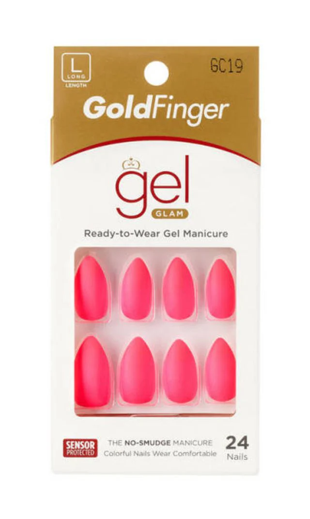 KISS Gold Finger Solid Color 24 Nails - #GC19