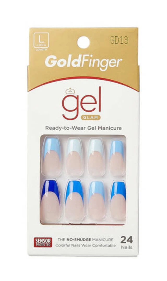 KISS Gold Finger Trendy 24 Nails #GD13 - Image 2