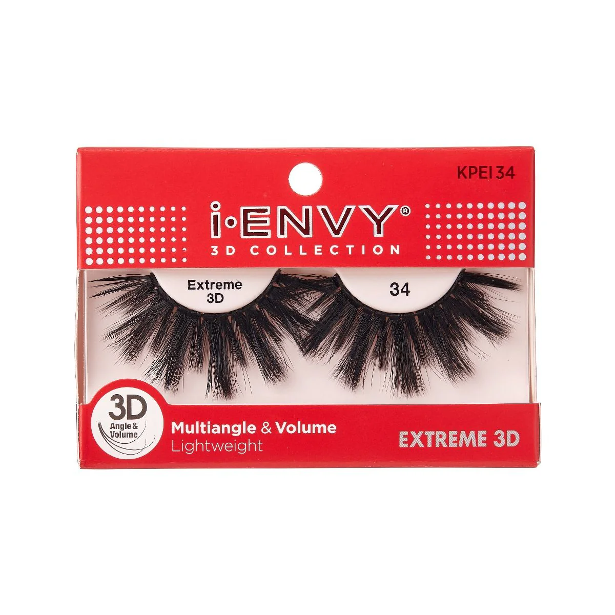 Kiss i•ENVY 3D Collection Eyelashes - EXTREME 3D - Image 4