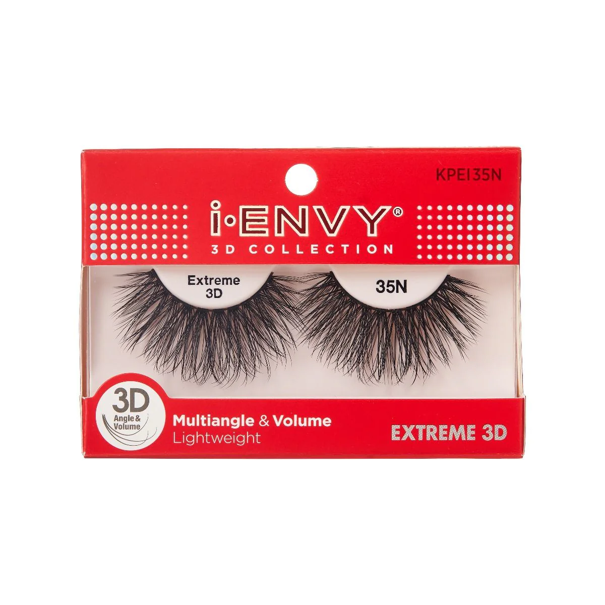 Kiss i•ENVY 3D Collection Eyelashes - EXTREME 3D - Image 5