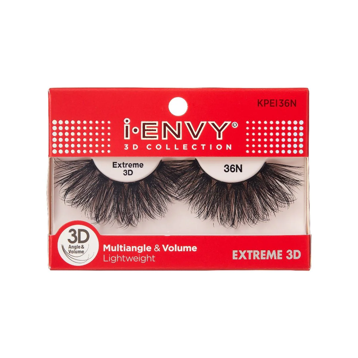 Kiss i•ENVY 3D Collection Eyelashes - EXTREME 3D - Image 6
