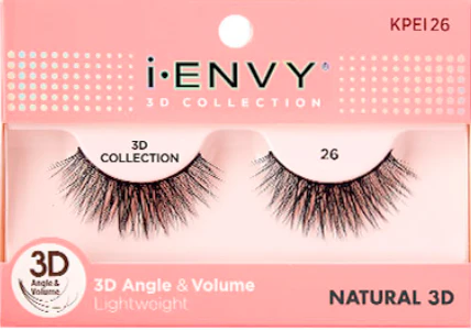 Kiss i•ENVY 3D Collection Eyelashes - NATURAL 3D - Image 3