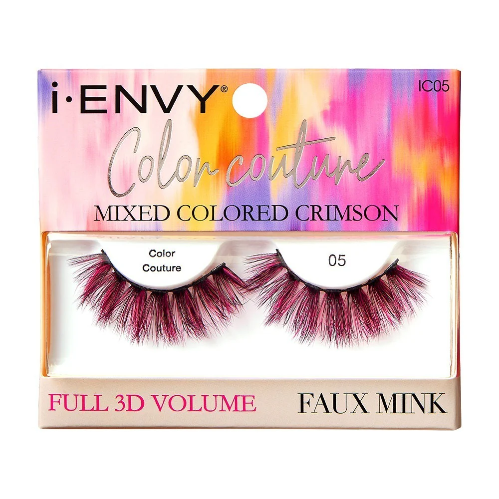 Kiss i•ENVY Color Couture Faux Mink Mixed Colored Eyelashes