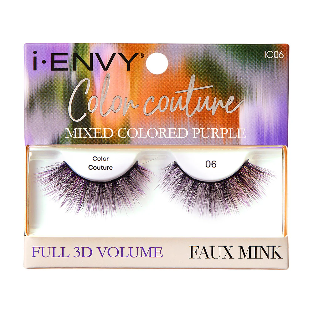 Kiss i•ENVY Color Couture Faux Mink Mixed Colored Eyelashes - Image 3