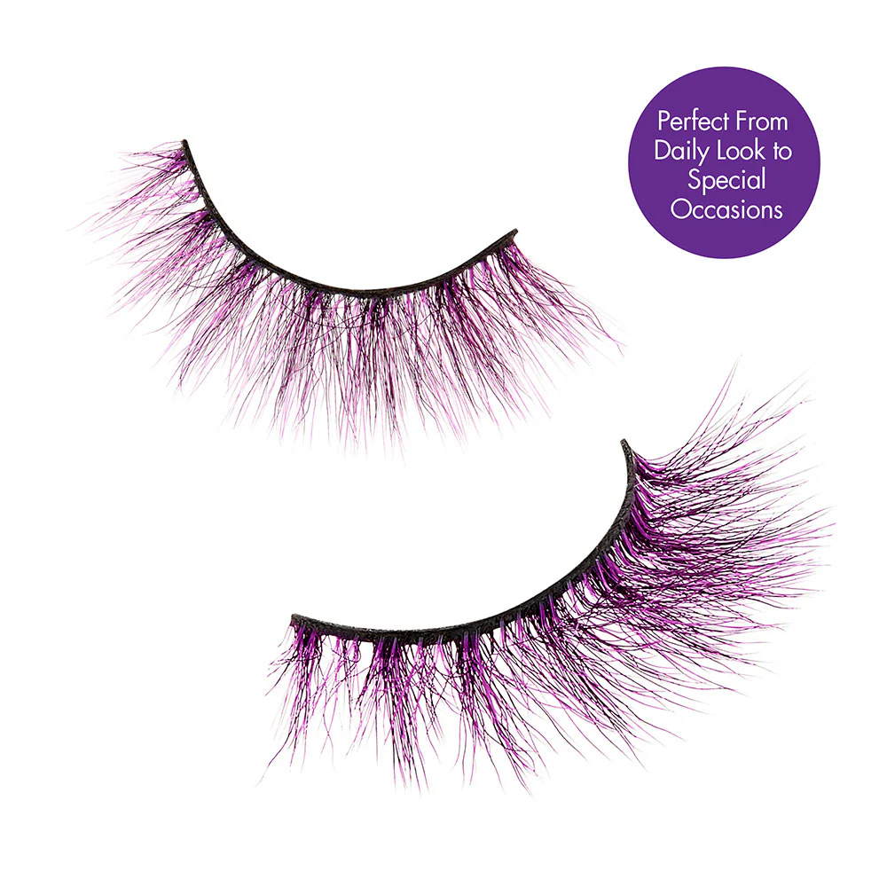 Kiss i•ENVY Color Couture Faux Mink Mixed Colored Eyelashes - Image 4