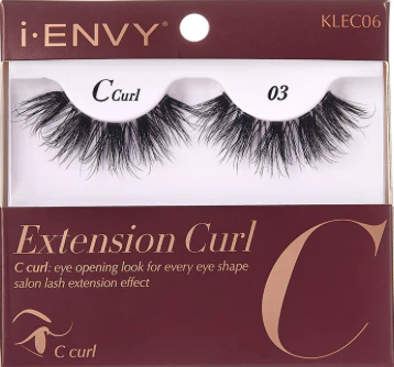 Kiss i•ENVY Extension Curl Collection Eyelashes - C Curl - Image 3