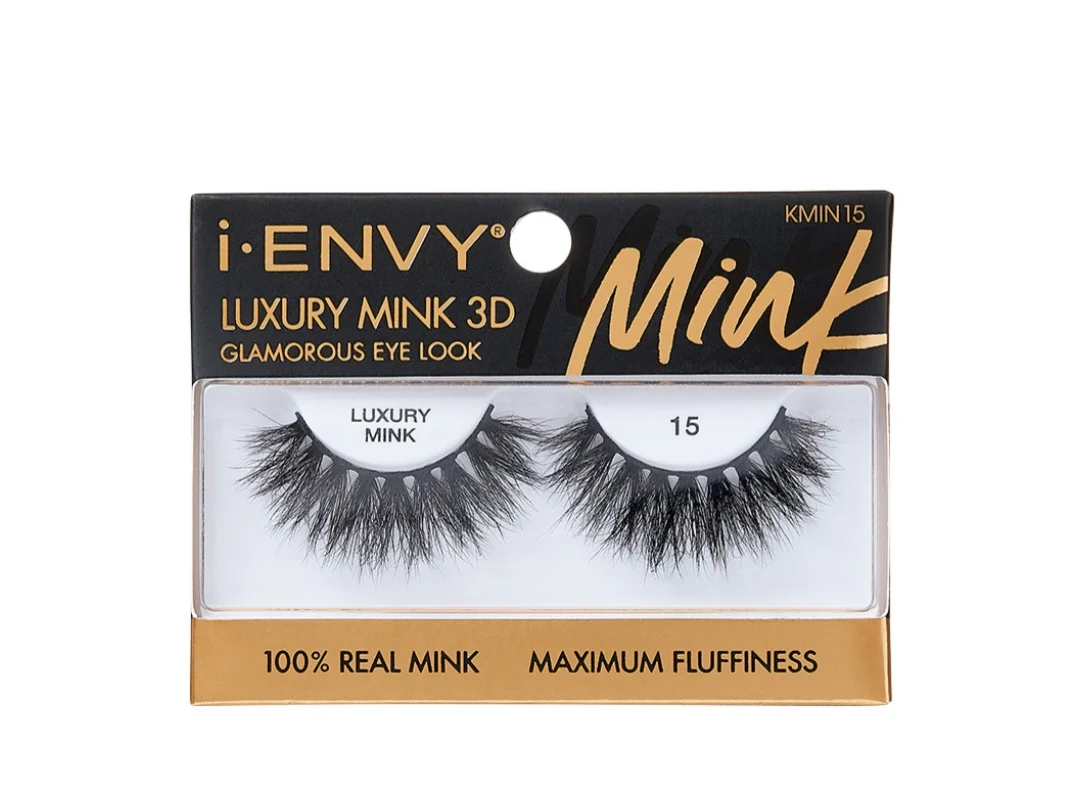 Kiss i•ENVY Luxury Mink 3D Eyelashes - Image 3
