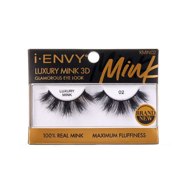Kiss i•ENVY Luxury Mink 3D Eyelashes - Image 2