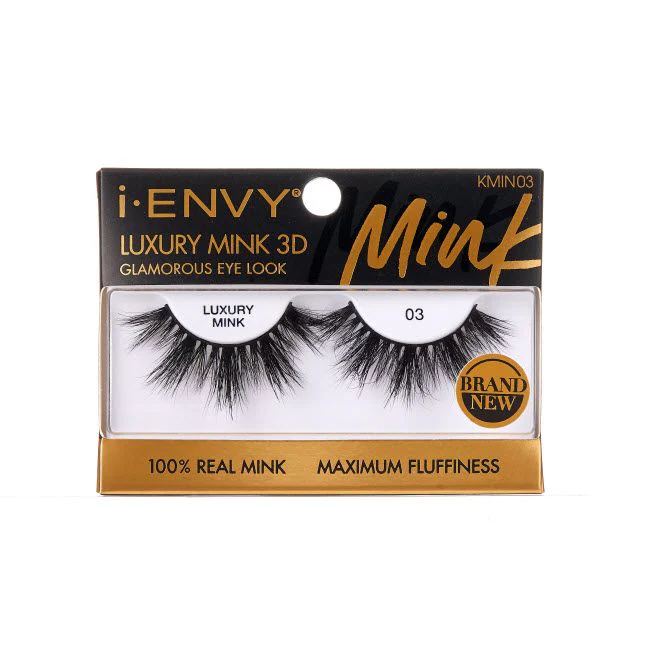 Kiss i•ENVY Luxury Mink 3D Eyelashes - Image 3