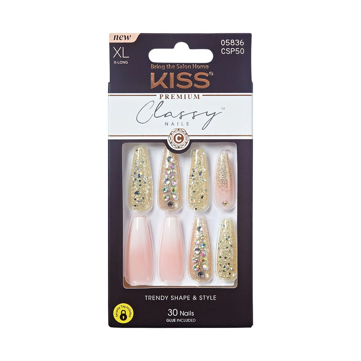 KISS Premium Classy 30 Nails #CSP50