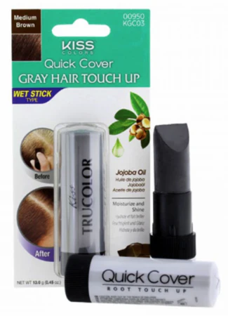 Kiss Quick Cover Gray Hair Touch Up Wet Stick - Image 4