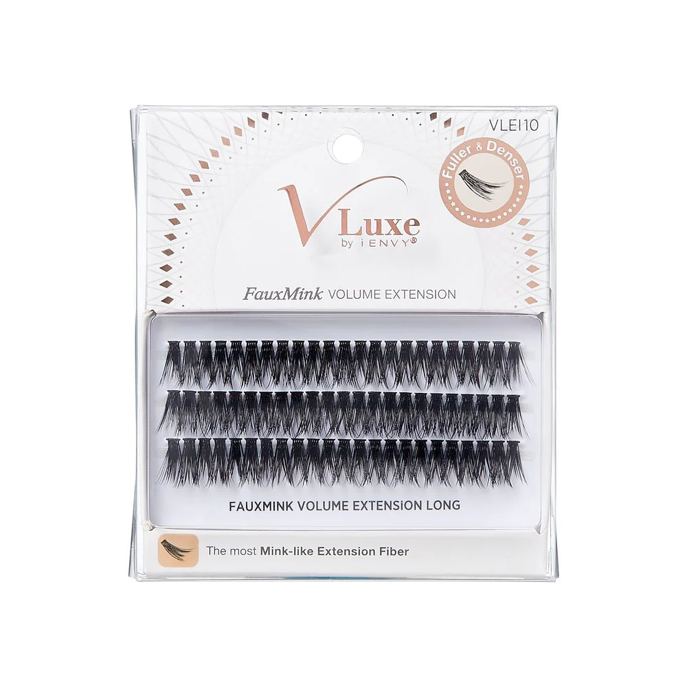 Kiss V-Luxe by iEnvy Faux Mink Volume Extension Cluster Lashes - Image 3