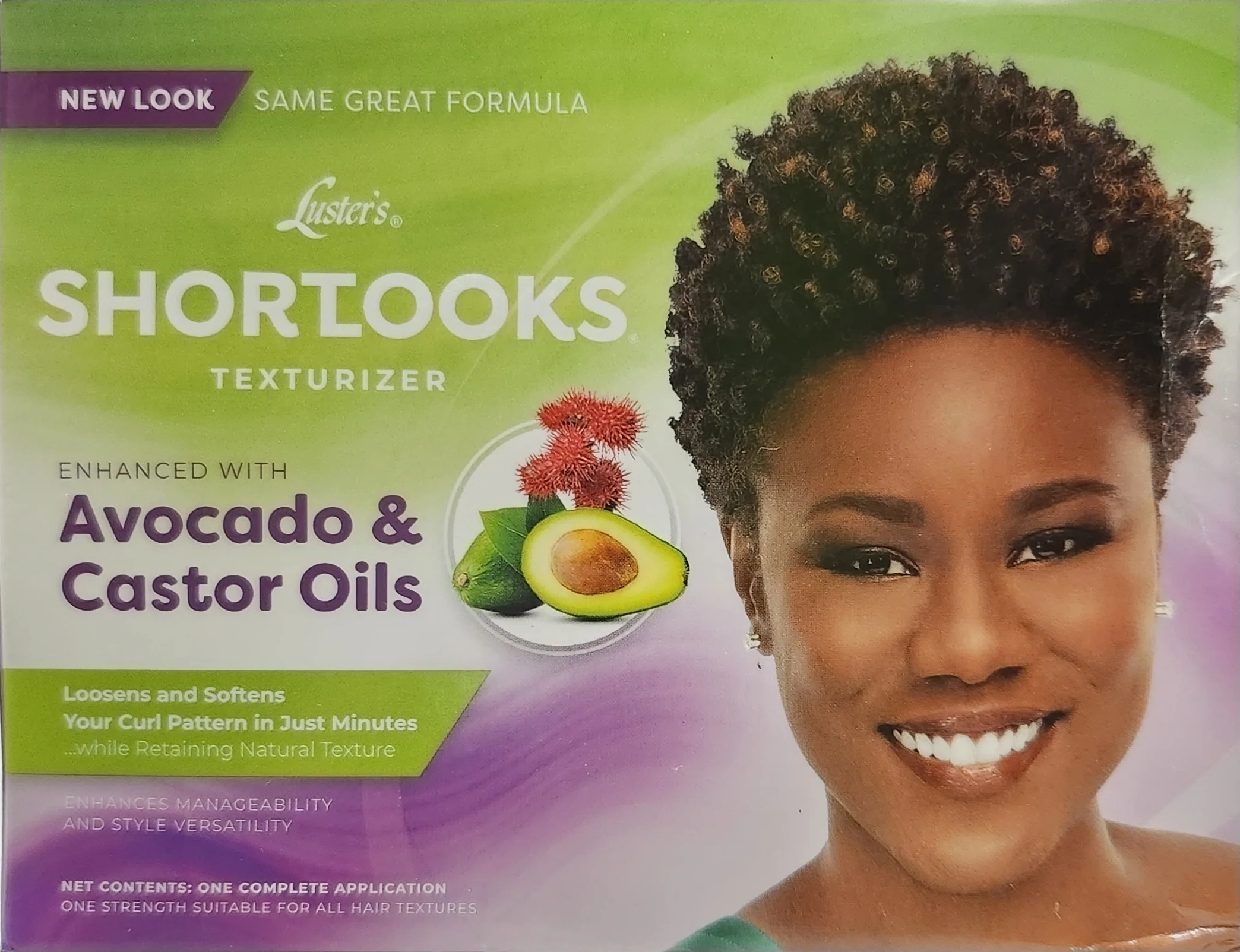 Luster'sĀ® PinkĀ® Shortlooks Texturizer Curl Softener Avocado & Castor Oils