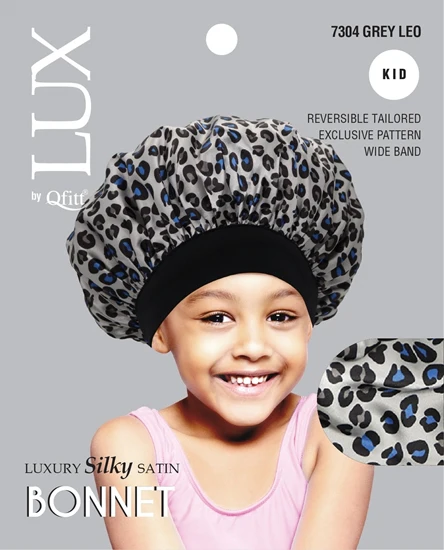 Lux by Qfitt Luxury Silky Satin Bonnet - Kid #7304 Assort - Image 4