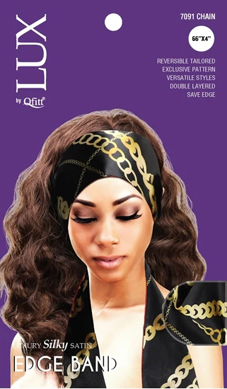Lux by Qfitt Luxury Silky Satin Edge Band #7091 Assort - Image 3