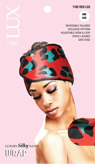 Lux by Qfitt Luxury Silky Satin Wrap #7102 Assort - Image 2