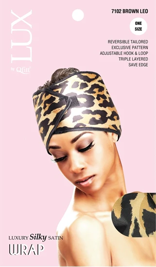 Lux by Qfitt Luxury Silky Satin Wrap #7102 Assort - Image 3