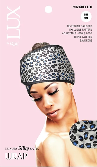 Lux by Qfitt Luxury Silky Satin Wrap #7102 Assort - Image 4