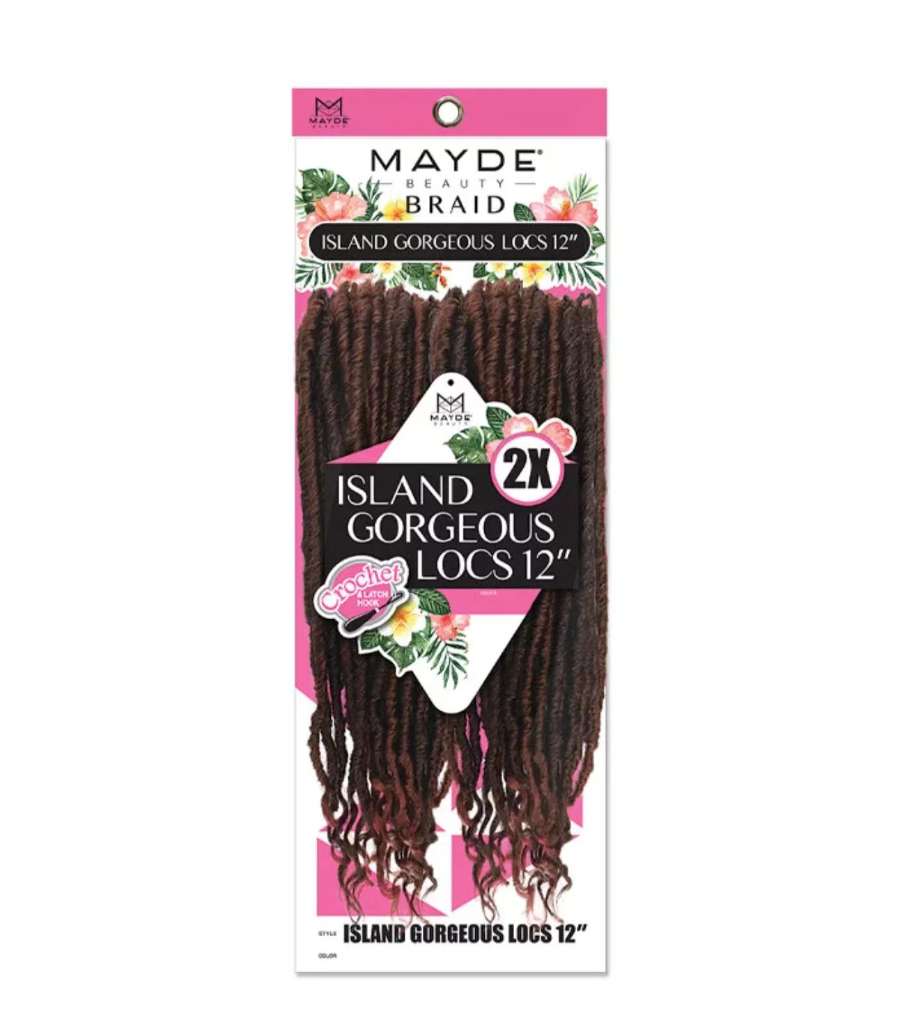 Mayde Beauty Crochet Braid 2X Island Gorgeous Locs 12"(D/C) - Image 3