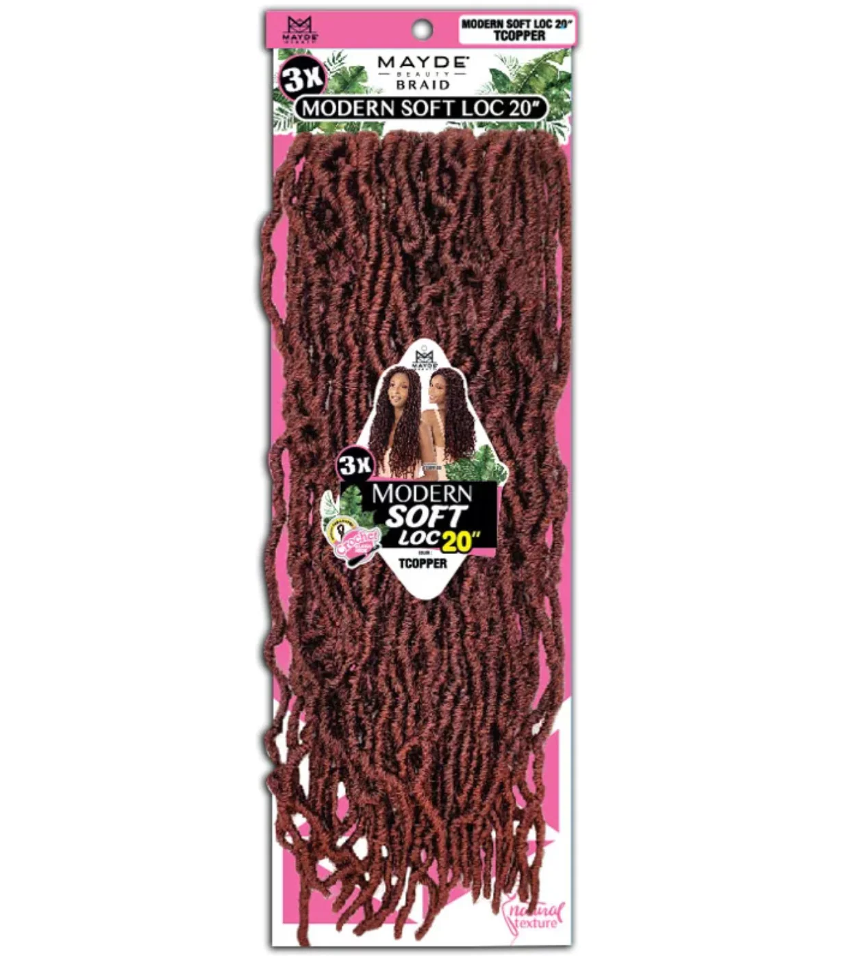 Mayde Beauty Crochet Braid 3X Modern Soft Loc 20" - Image 3