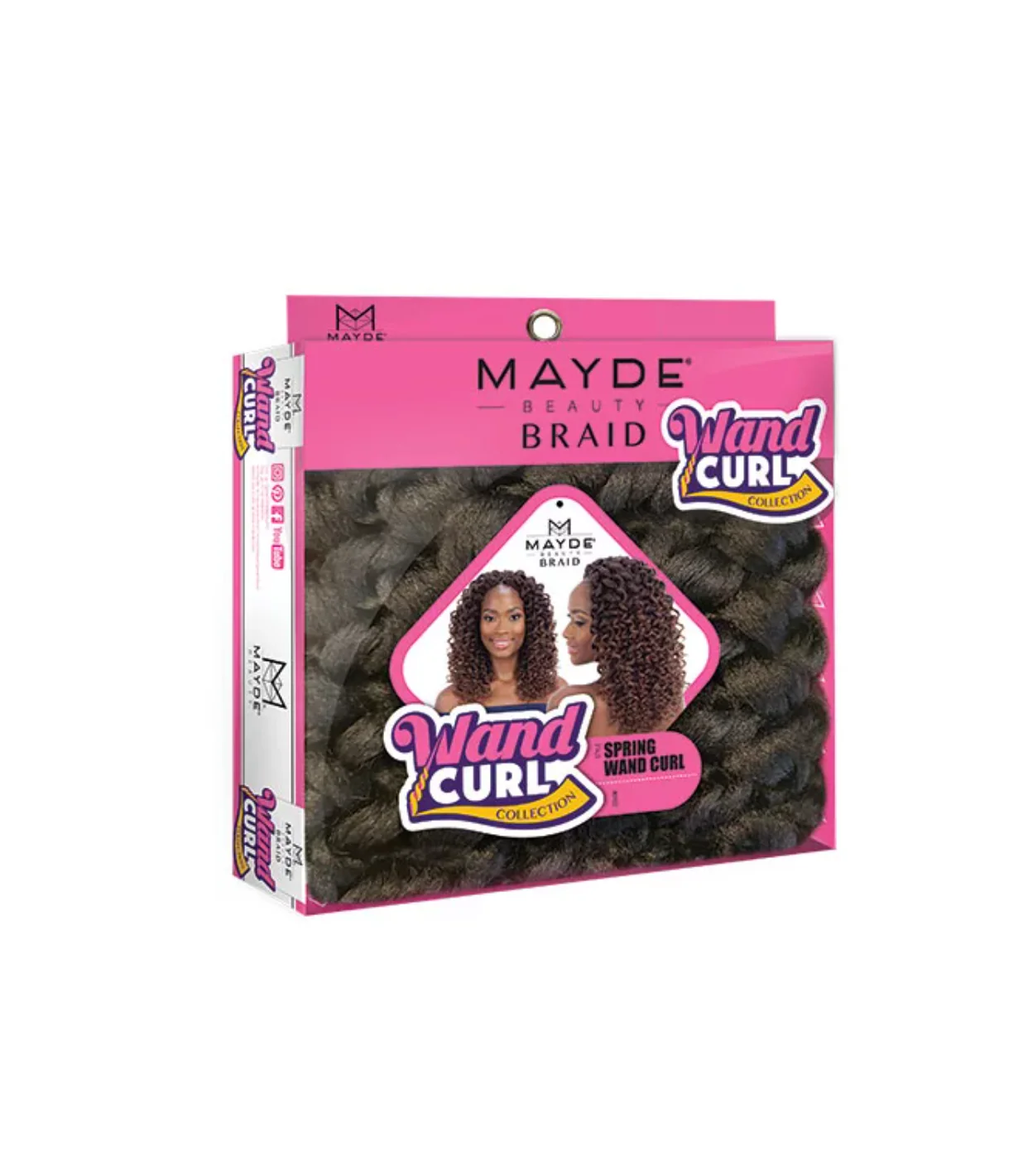 Mayde Beauty Crochet Braid Wand Curl - SPRING WAND CURL - Image 3