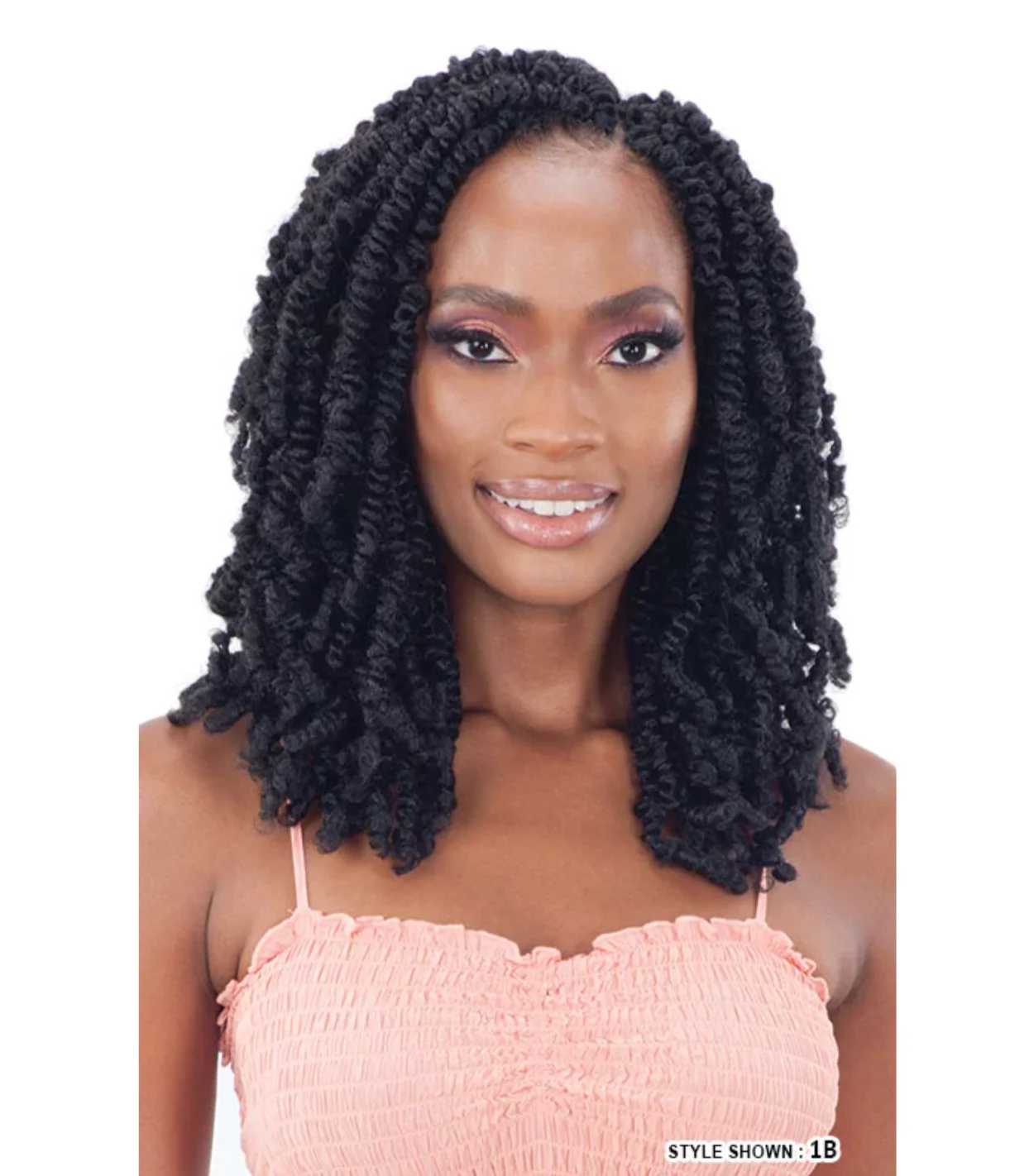 Mayde Beauty Curly Pop Crochet Braid 2X Passion Pop