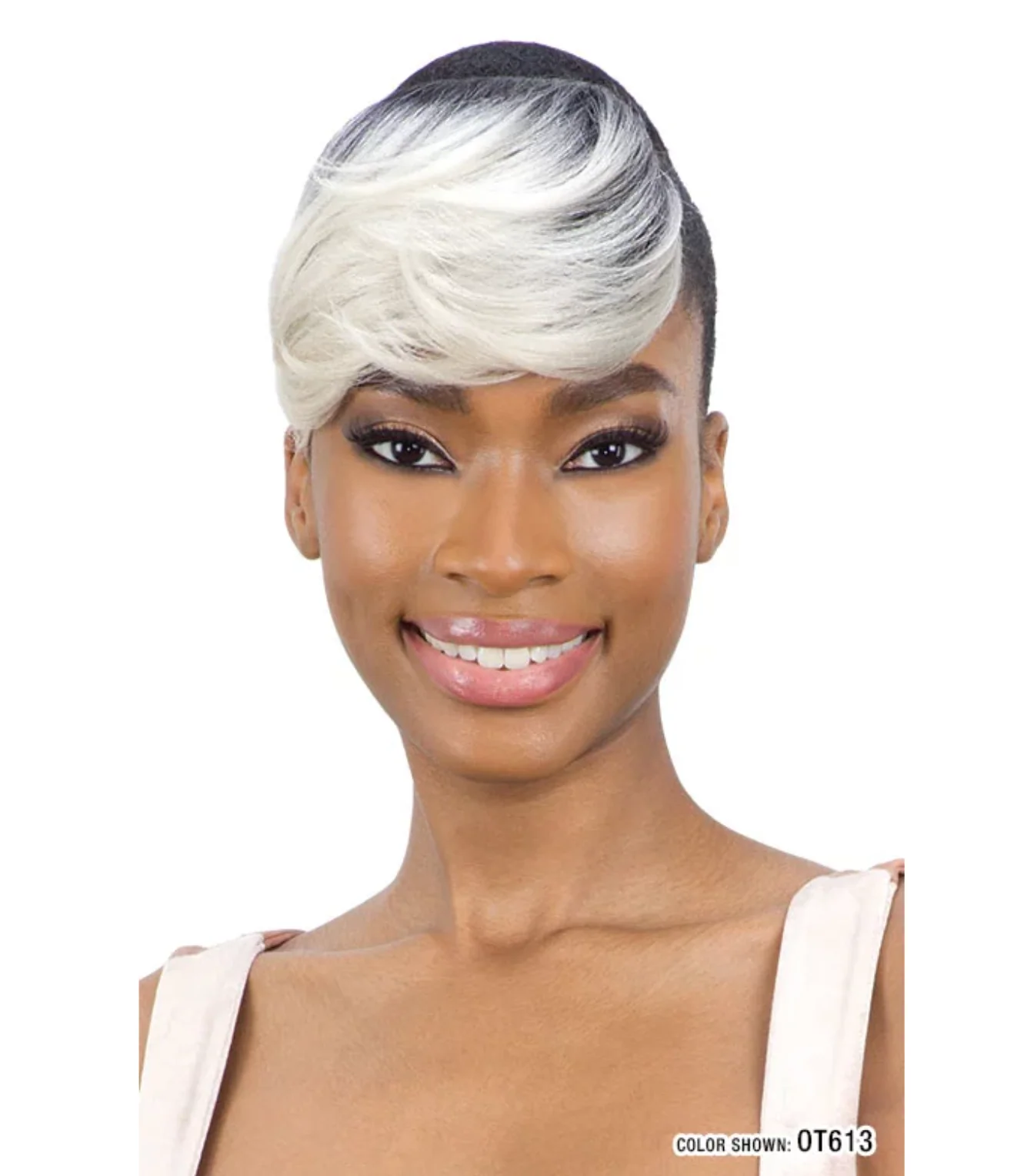 Mayde Beauty Synthetic Faux Bang Flip Side Bang - Image 6