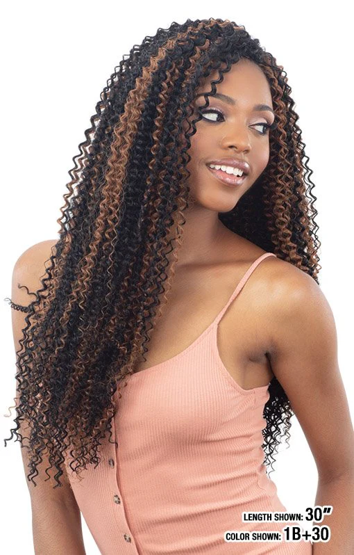 Model Model Gardenia Synthetic Hair Weave - Jheri Curl 30" - Image 3