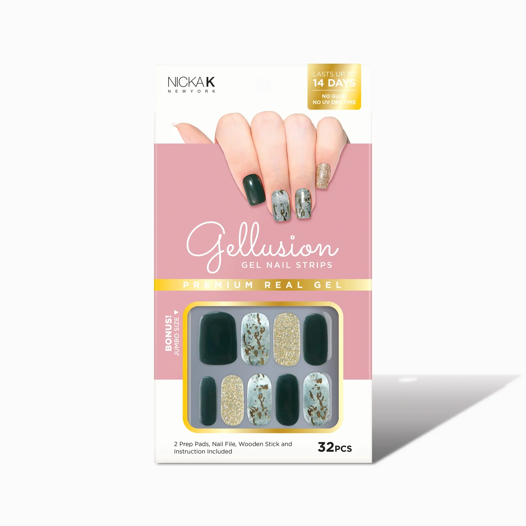 Nicka K New York Gellusion Gel Nail 32pcs Strips - Image 11