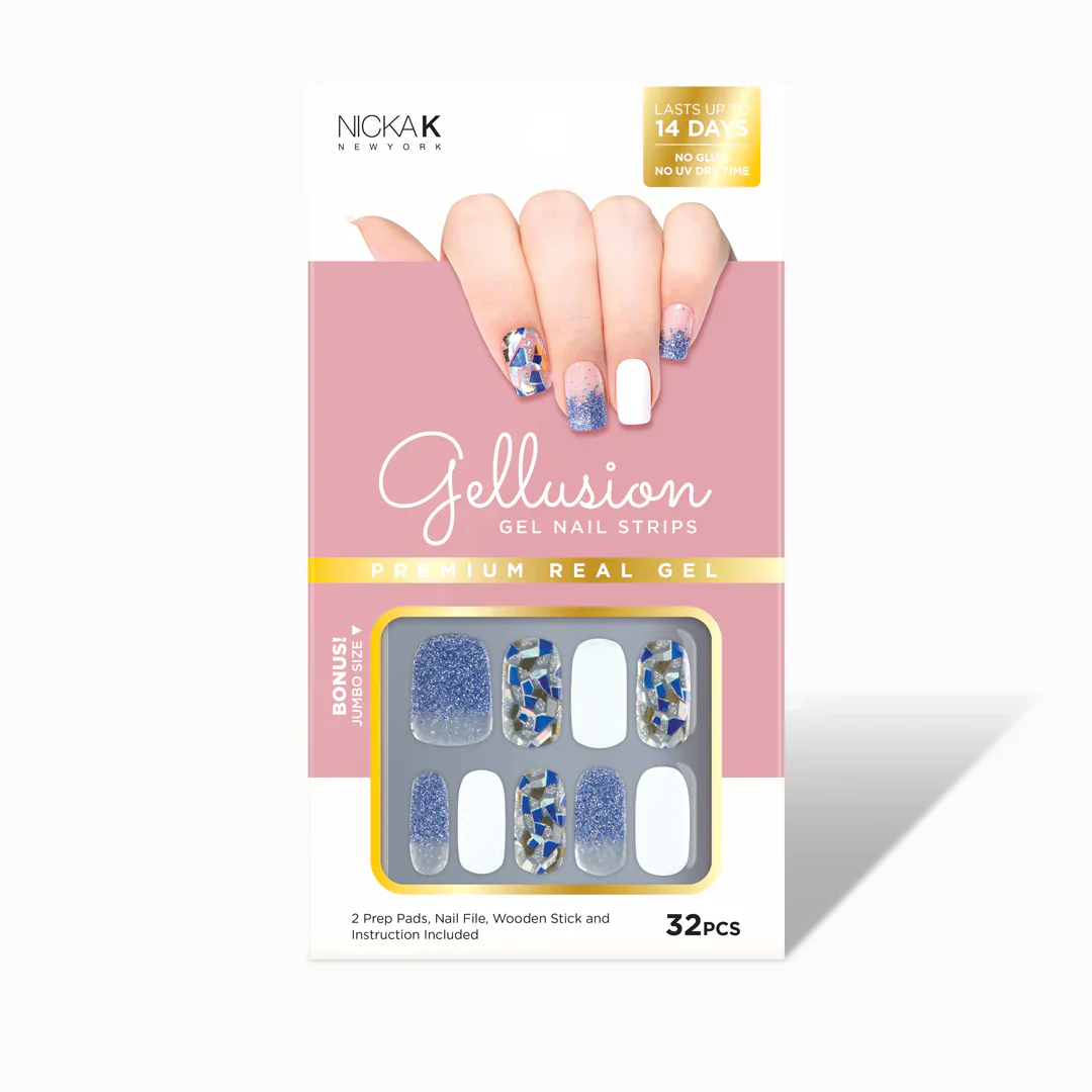 Nicka K New York Gellusion Gel Nail 32pcs Strips - Image 12