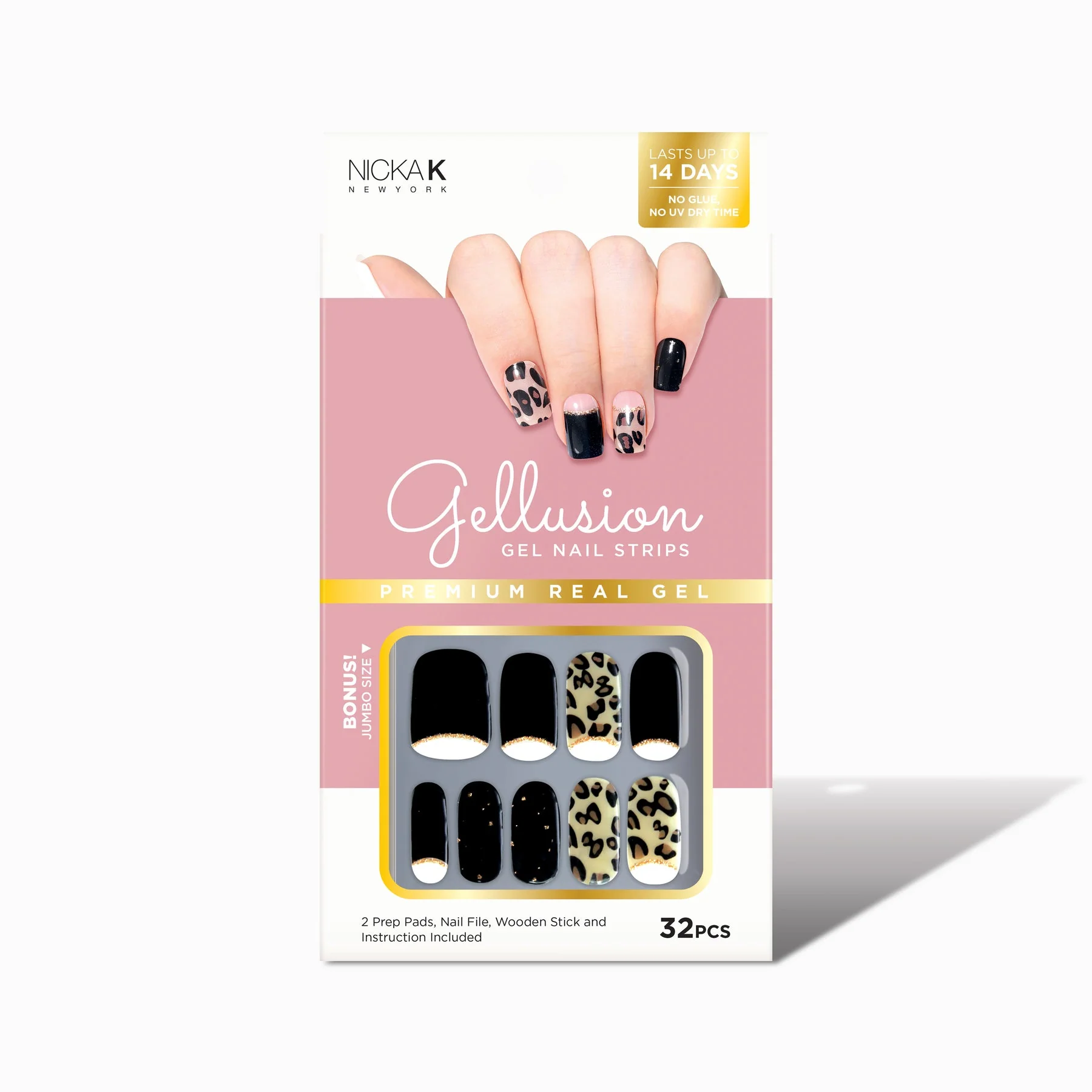 Nicka K New York Gellusion Gel Nail 32pcs Strips - Image 3
