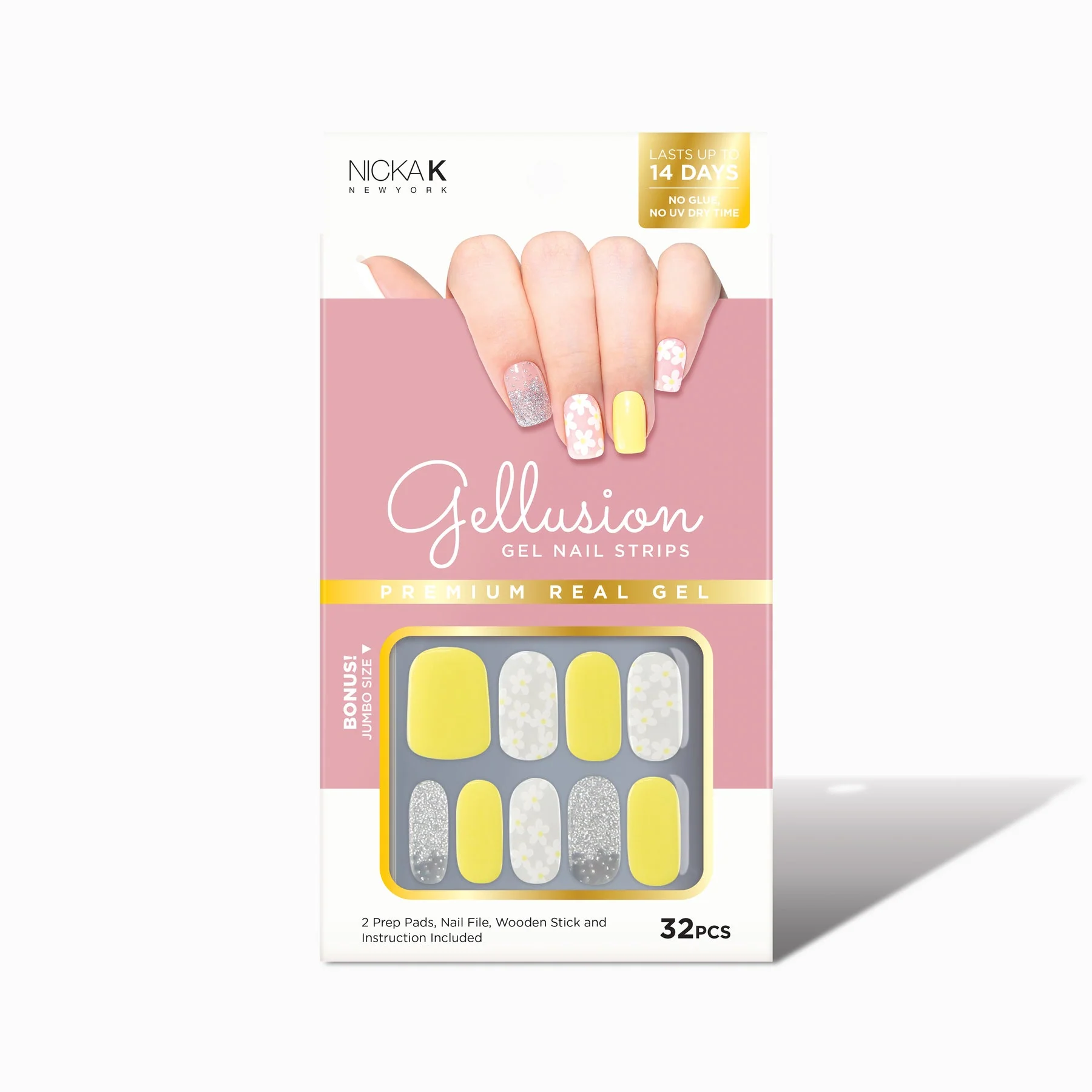 Nicka K New York Gellusion Gel Nail 32pcs Strips - Image 8