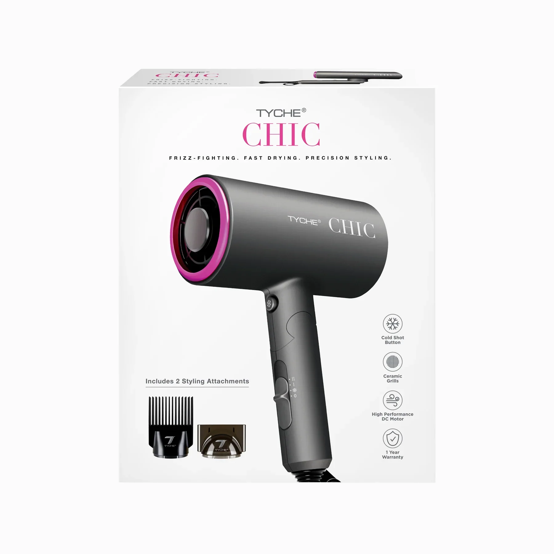 Nicka K New York Tyche Chic Hair Dryer #HDCH01 - Image 5