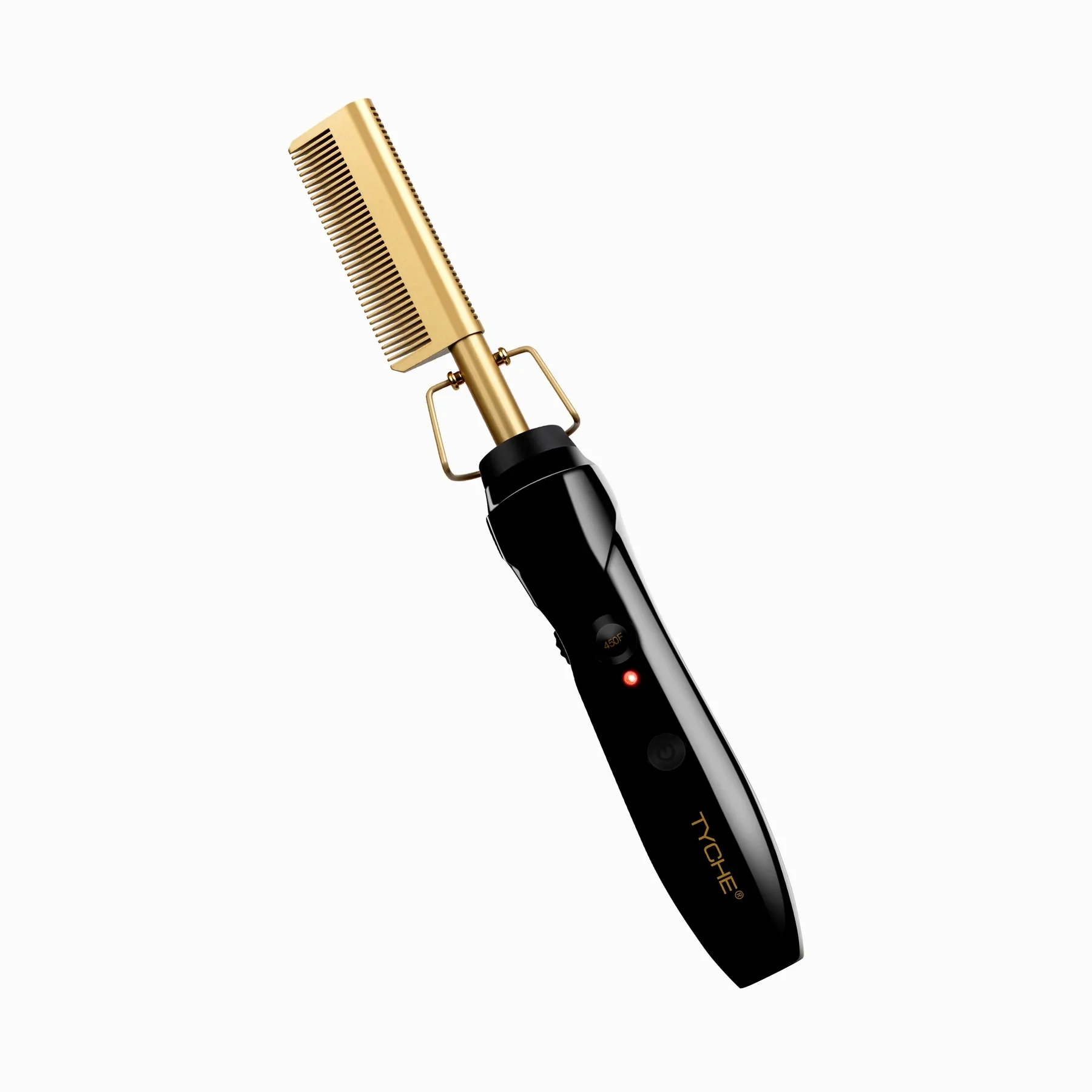 Nicka K New York Tyche Gold Pressing Comb - Double-Sided #HZPC03 - Image 3