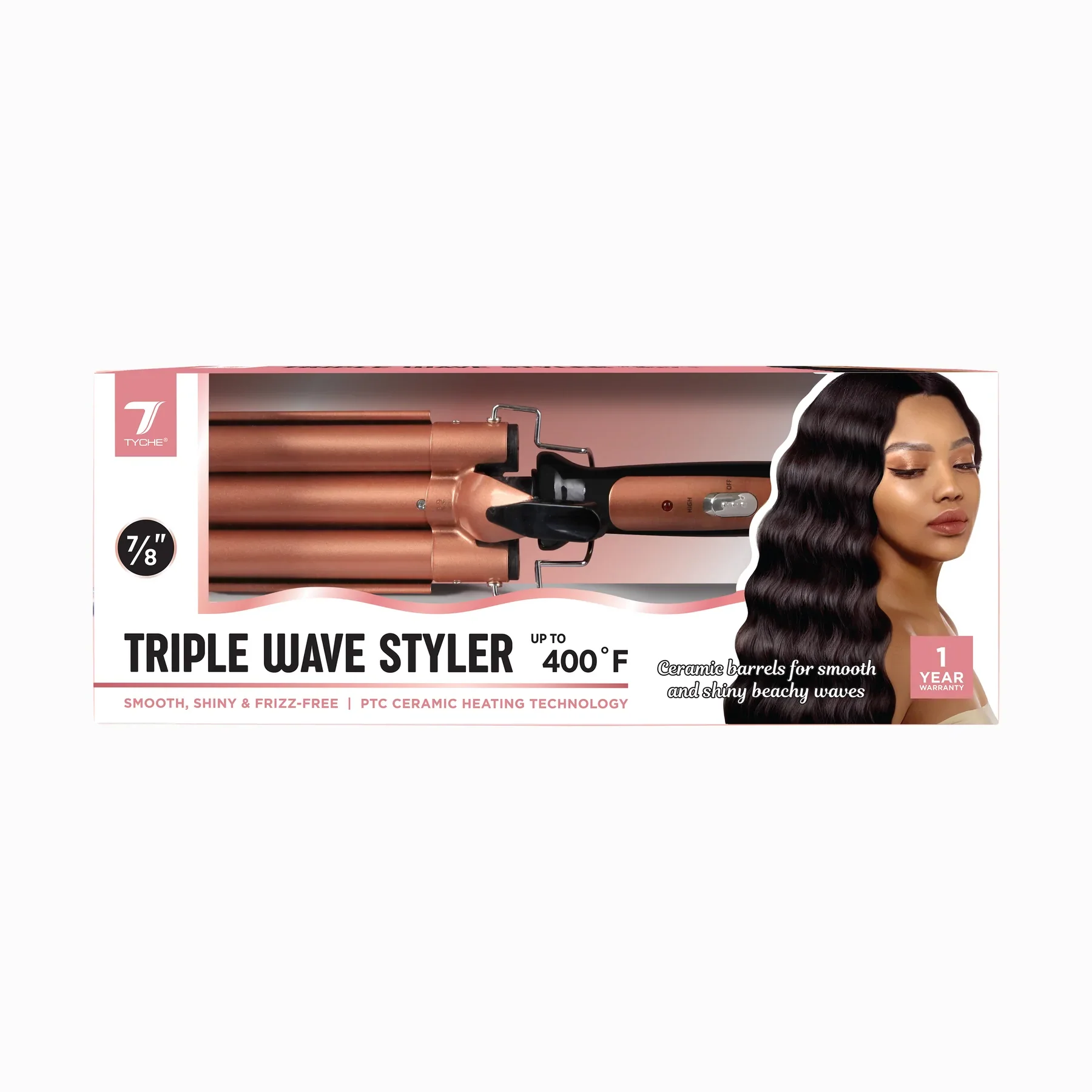 Nicka K New York Tyche Triple Wave Styler 7/8" #HRTW07 - Image 2