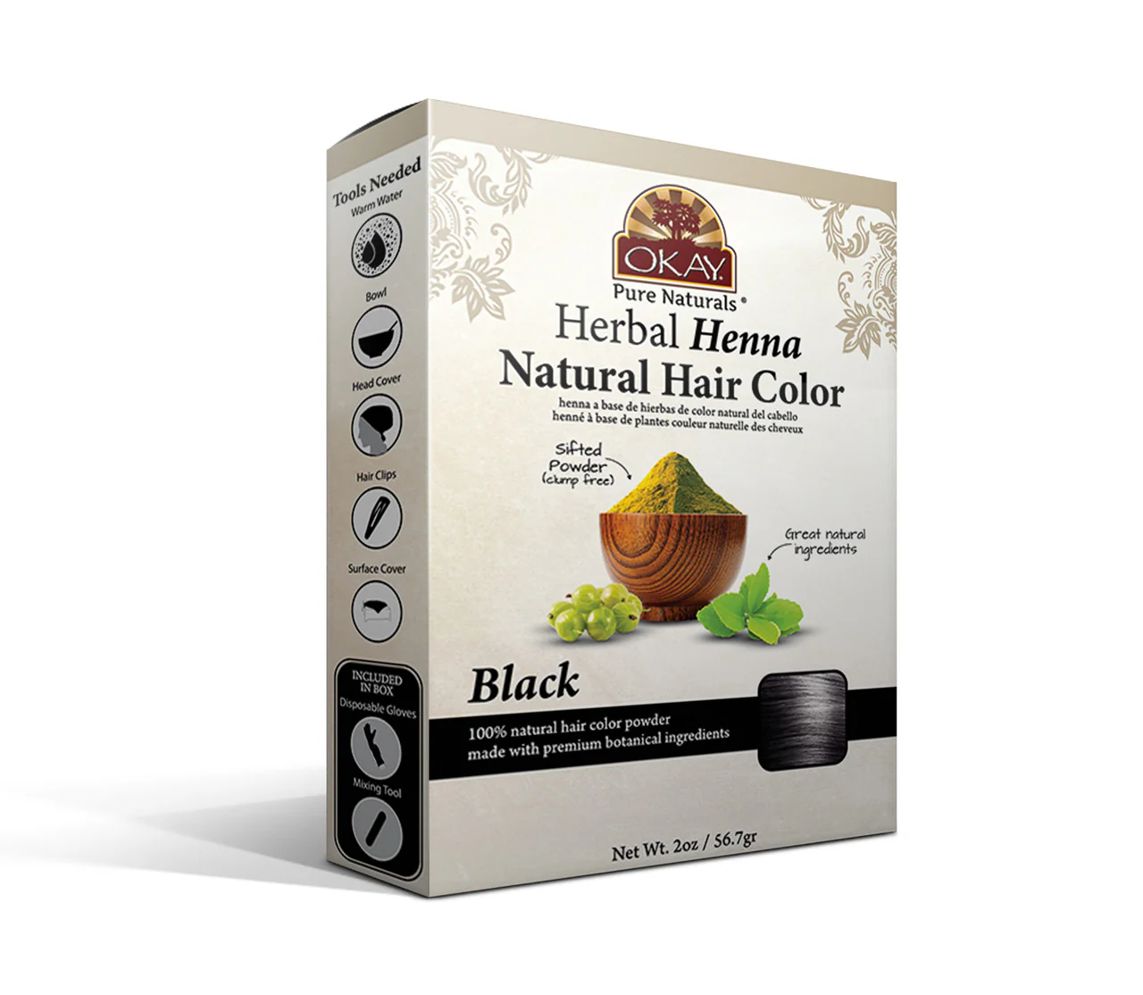 OKAY Pure Naturals HENNA NATURAL COLOR 2oz