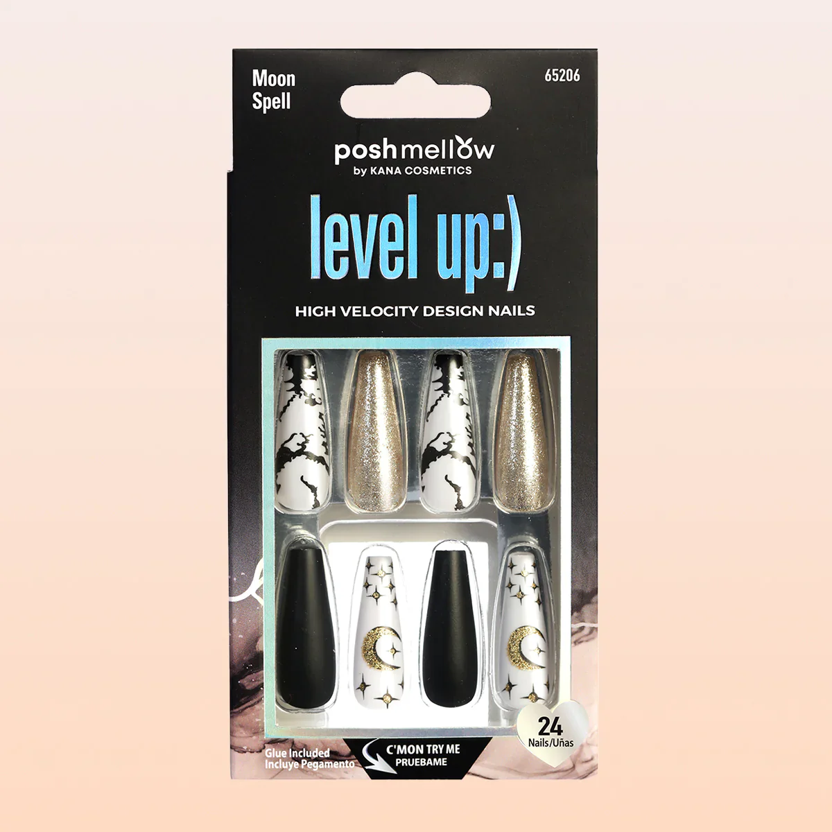 Poshmellow by Kana Cosmetics Level Up :) 24 Nails #65206 Moon Spell