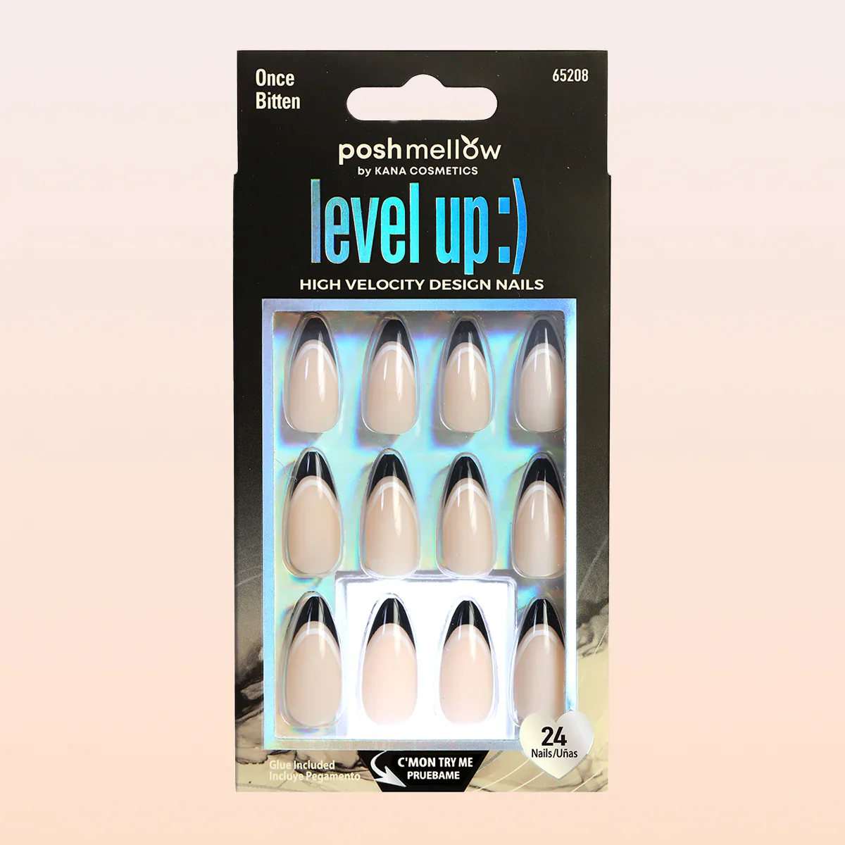 Poshmellow by Kana Cosmetics Level Up! 24 Nails #65208 Once Bitten