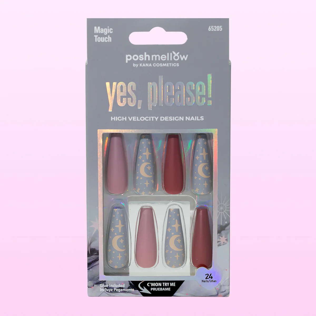 Poshmellow by Kana Cosmetics Yes, Please! 24 Nails #65205 Magic Touch