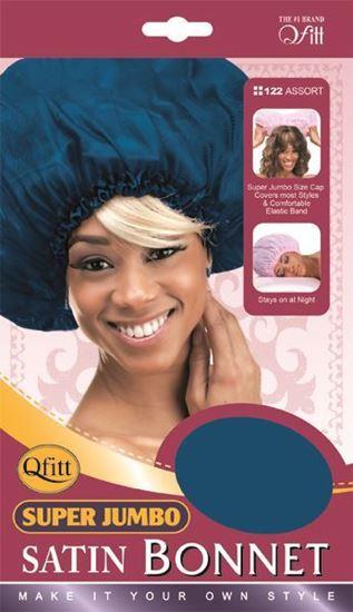 Qfitt Super Jumbo Satin Bonnet #122 Assort