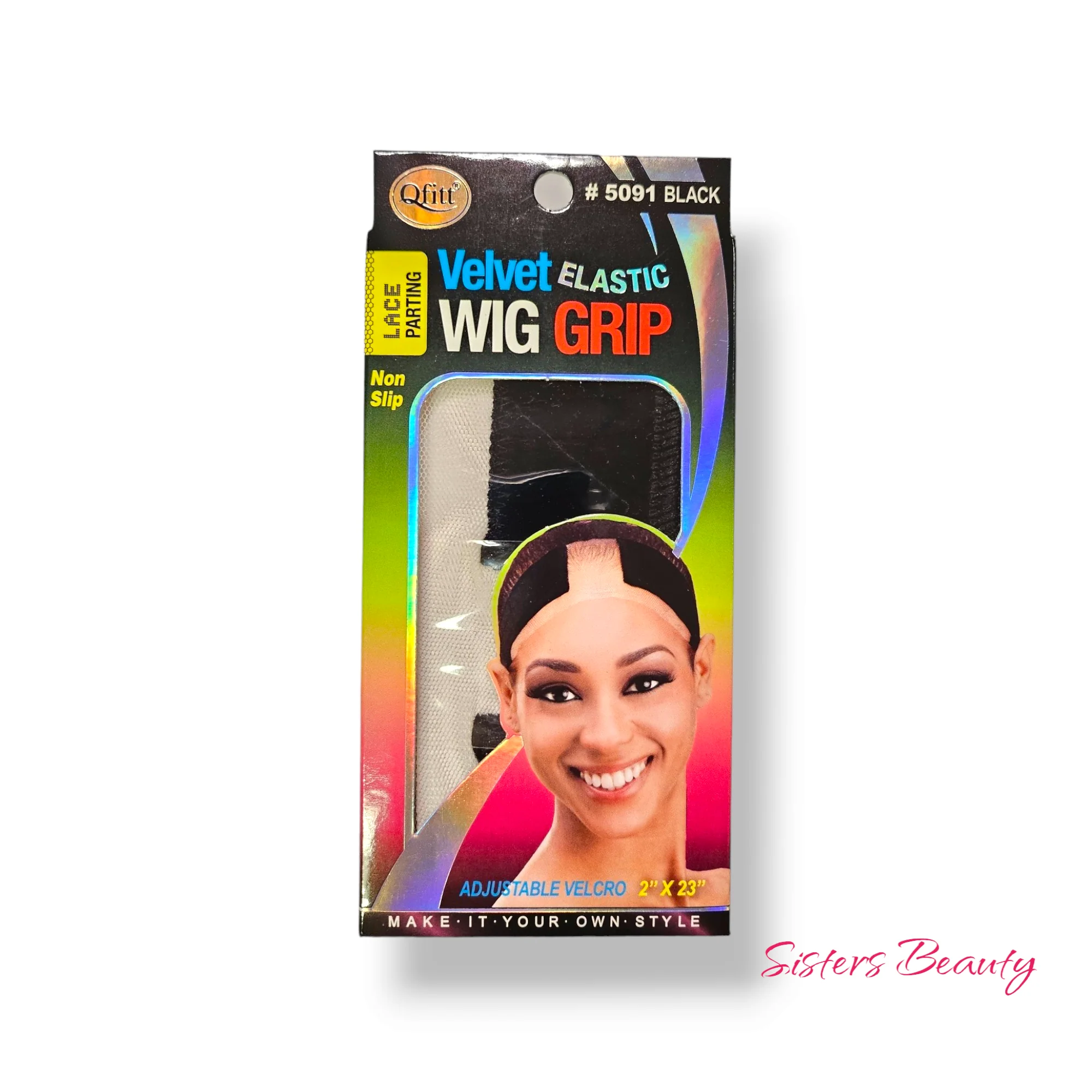 Qfitt VELVET LACE PARTING WIG GRIP (VELCRO)