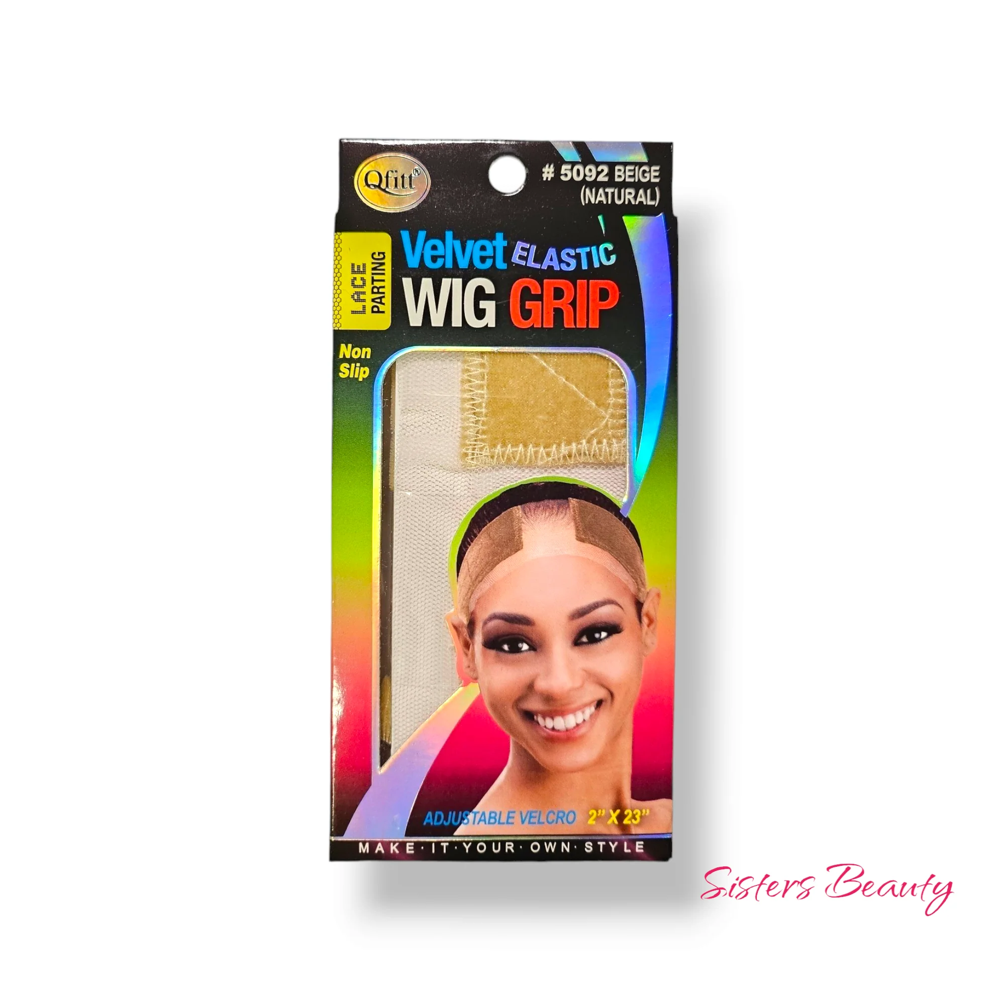 Qfitt VELVET LACE PARTING WIG GRIP (VELCRO) - Image 2