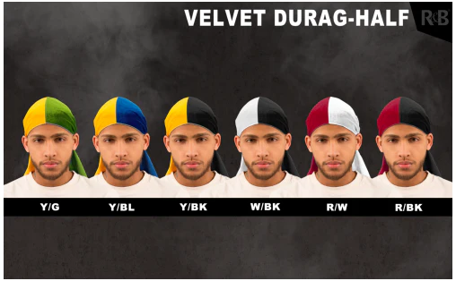 R&B Super Wave Extra Long Tail Silky Velvet Durag - Image 4