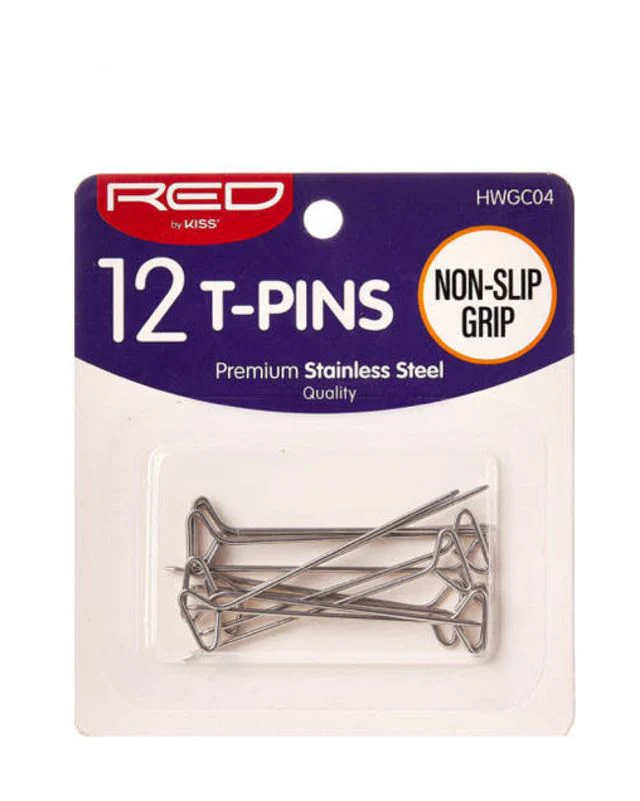 Red by Kiss 12pcs T-Pins #HWGC04