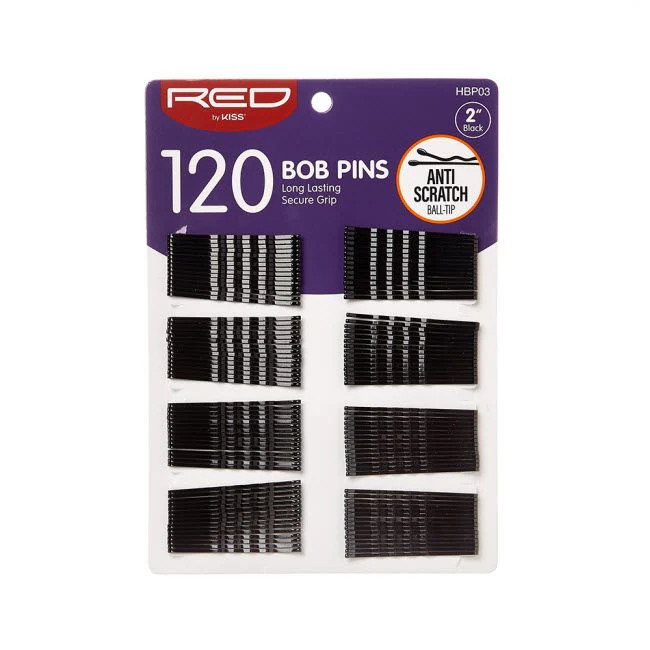Red by Kiss 120 Bob Pins 2" #HBP03