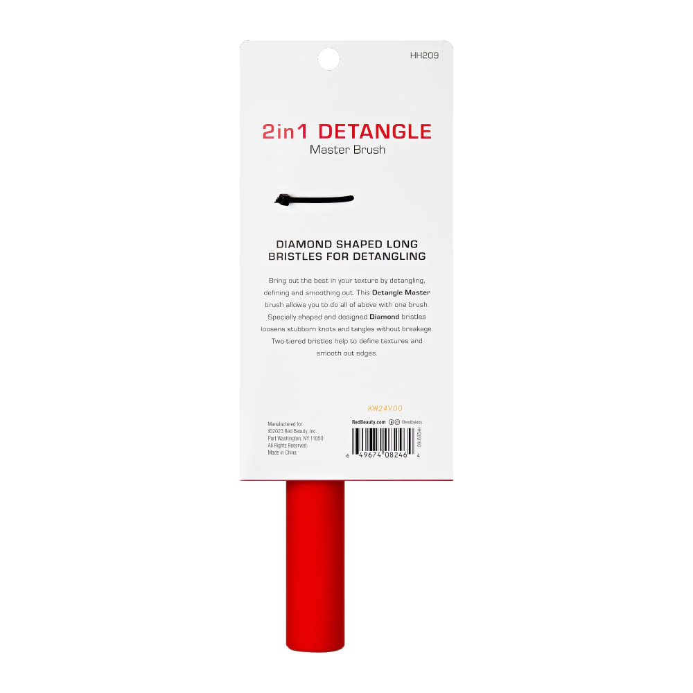 Red by Kiss 2-in-1 Detangle Master Brush #HH209 - Image 4