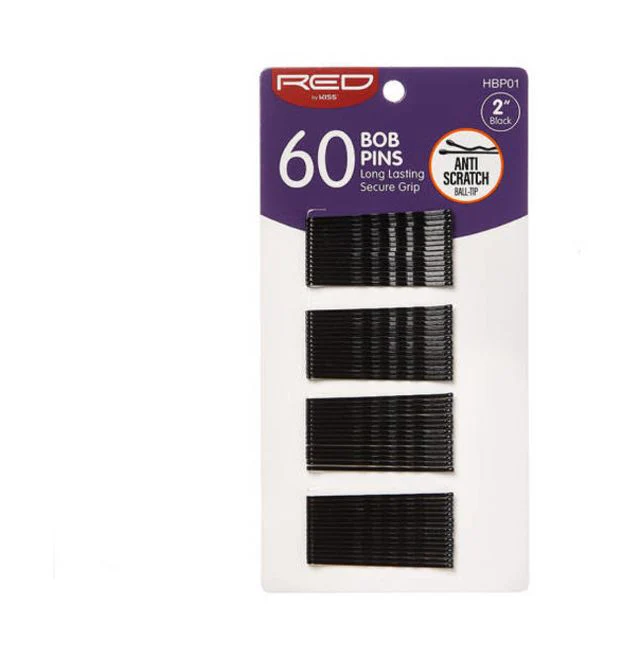 Red by Kiss 60 Bob Pins 2" #HBP01