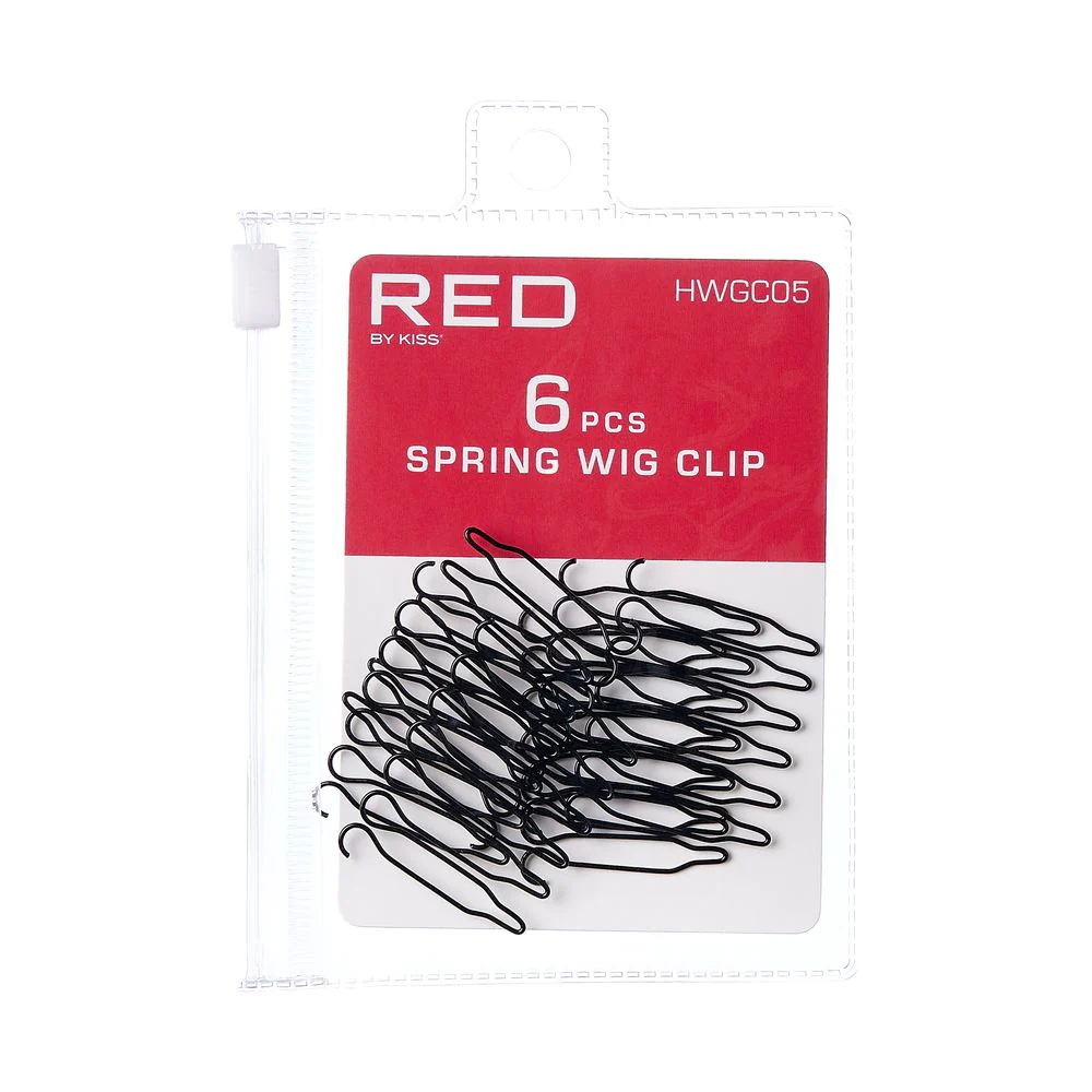 Red by Kiss 6pcs Spring Wig Clip #HWGC05
