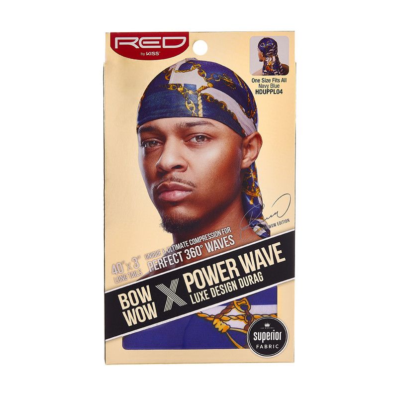 Red by Kiss Bow Wow X Power Wave Luxe Design Durag - Image 7