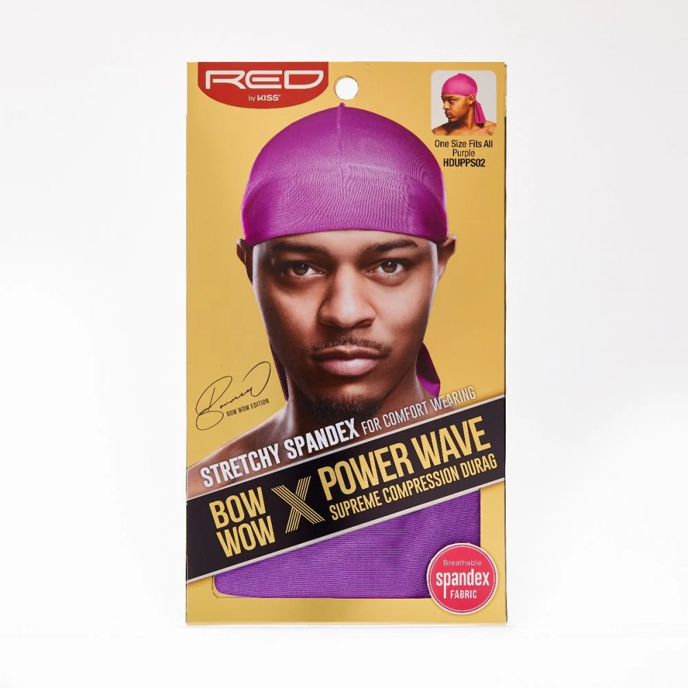Red By Kiss Bow Wow x Power Wave Supreme Compression Durag - Image 2